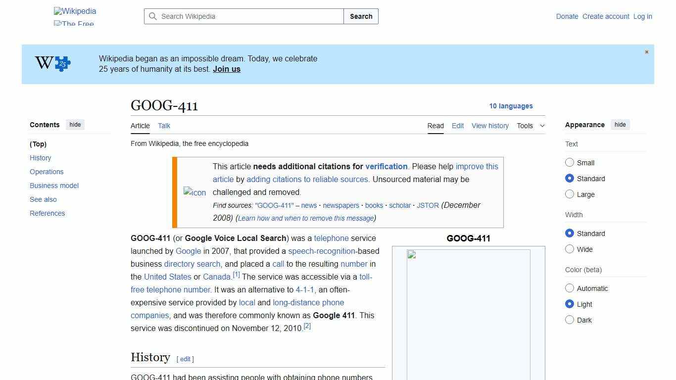 GOOG-411 - Wikipedia